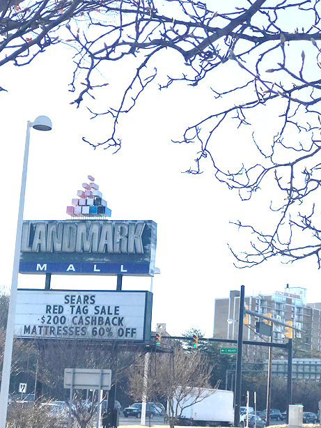Ladmark Mall sign