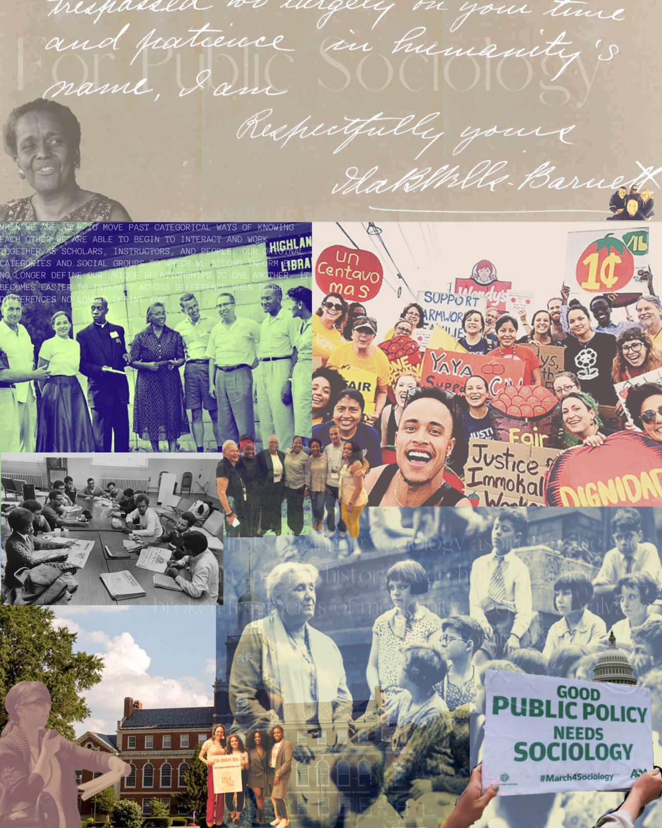 Emily McDonald's Collage of Public Sociology