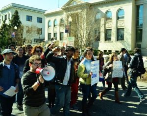 Photo: Katie Figenbaum. 2012 March for Adjunct Faculty at American University in Washington, DC.