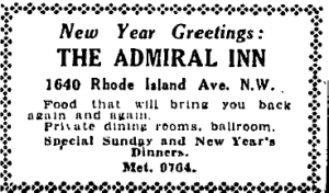 Invitation to the Admiral Inn